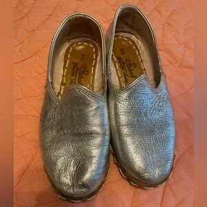Sabah silver slip ons